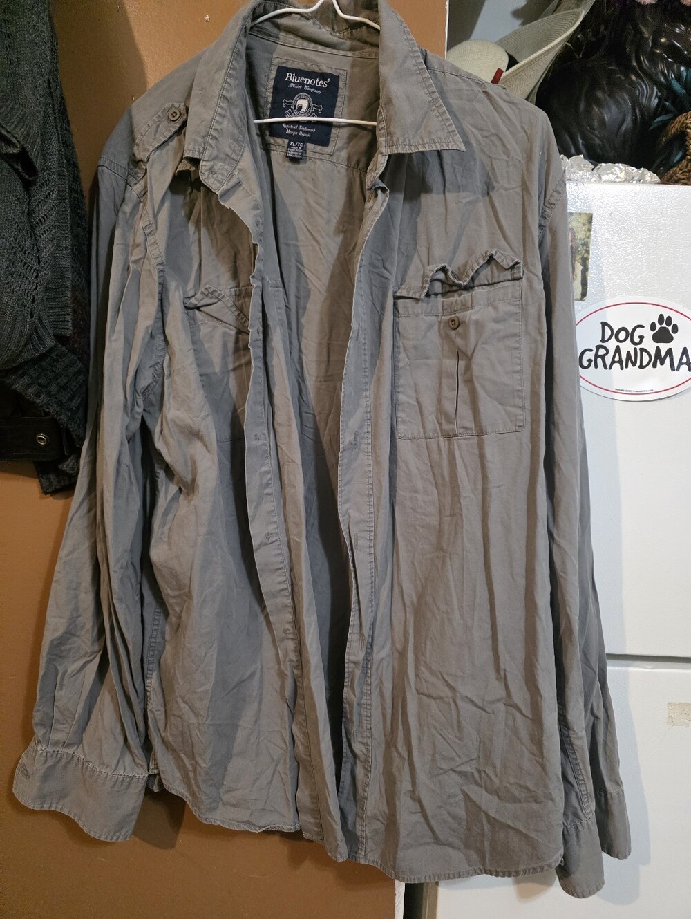 Bluenotes Light Gray Men’s Shirt Jacket
